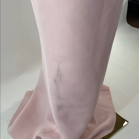 Badgley Mischka Rosette Scuba Strapless Gown, 8 - Picture 9 of 16